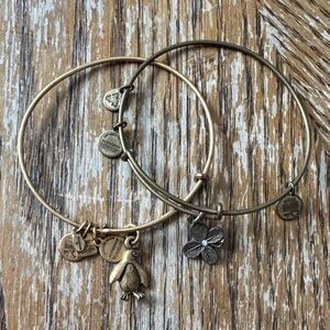 Alex & Ani | Gold/Brass Charm Bracelet